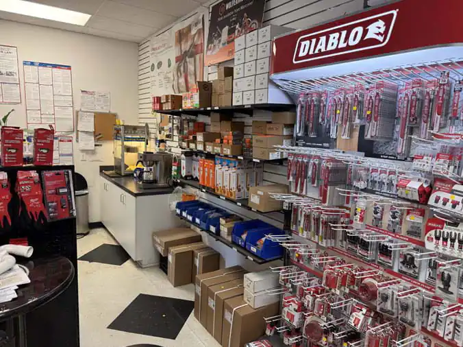 Diable tool display at Hajoca Knoxville